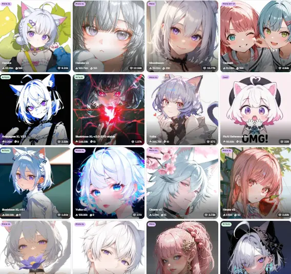 PixAI.art　モデル